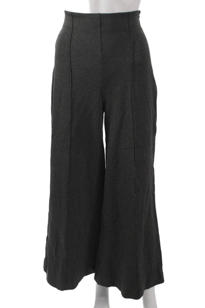 Quince Womens Gray Dress Pants Petite Rayon Nylon Spandex Size M