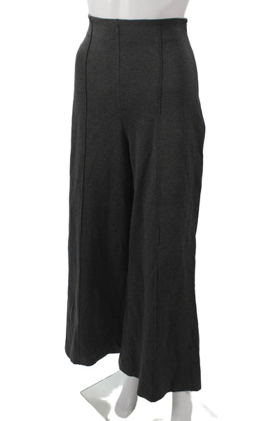 Quince Womens Gray Dress Pants Petite Rayon Nylon Spandex Size M