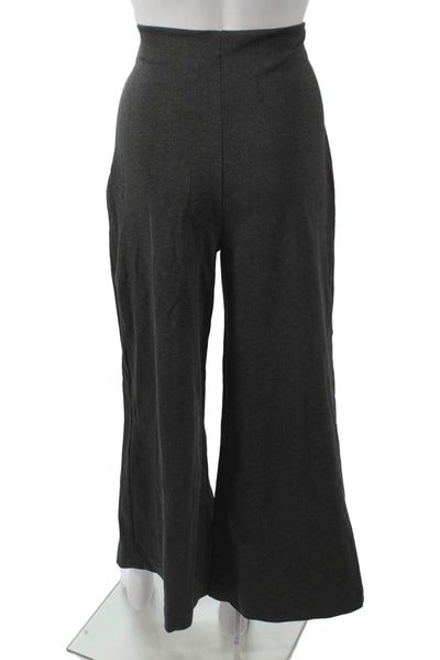 Quince Womens Gray Dress Pants Petite Rayon Nylon Spandex Size M