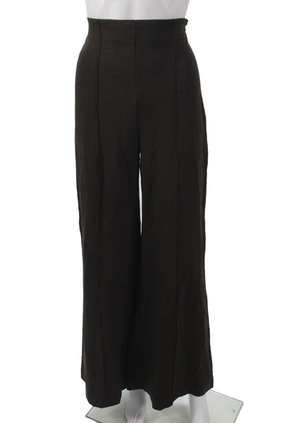 Quince Womens Brown Dress Pants 60% Rayon 35% Nylon 5% Spandex Inseam 28 Size M