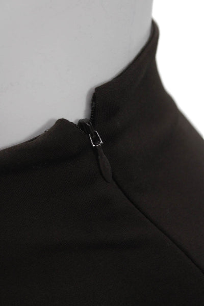 Quince Womens Brown Dress Pants 60% Rayon 35% Nylon 5% Spandex Inseam 28 Size M