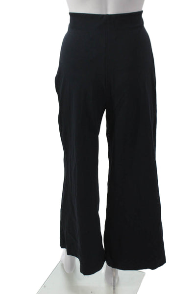 Quince Women Dress Pants Black Zip Rayon Nylon Spandex Size M