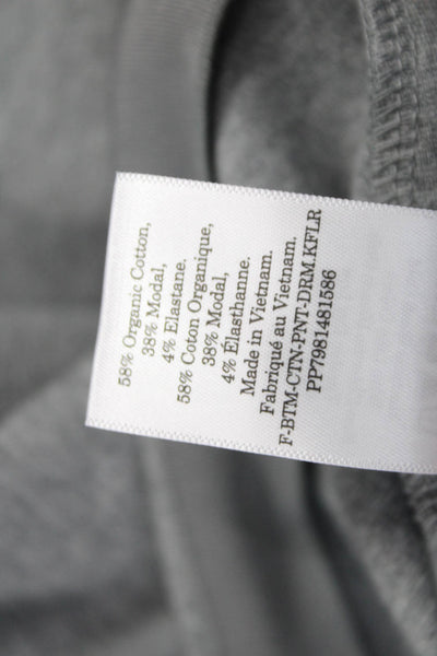 Everlane Womens Dress Pants Gray Zip Fly Organic Cotton Modal Size M