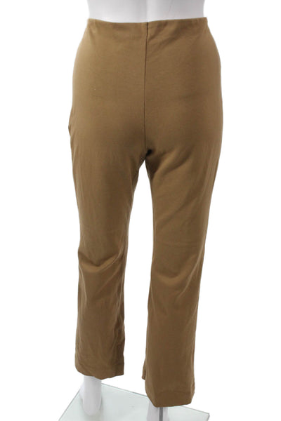 Everlane Womens Solid Brown Dress Pants Zip Closure Size M