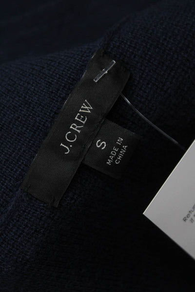 J Crew Womens Collared Blue Coatigan Long Sleeve Basic Jacket Size S