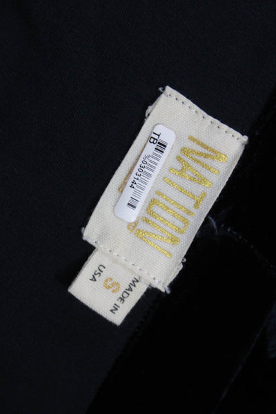 Nation LTD Women Kimono Jacket Black Long Sleeve Silk Rayon Size S