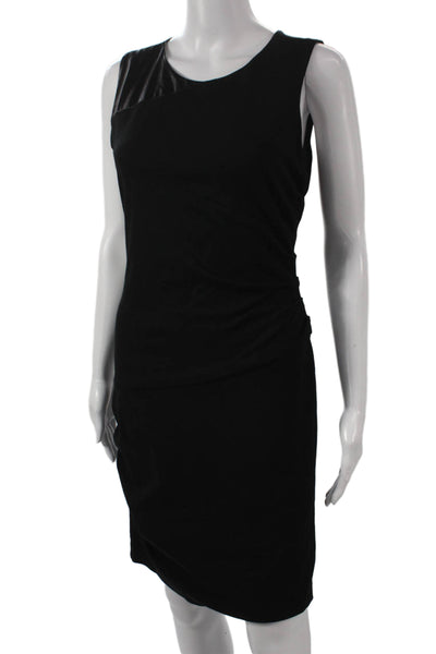 Cynthia Steffe Womens Sheath Dress Black Sleeveless Knee Length Size 6