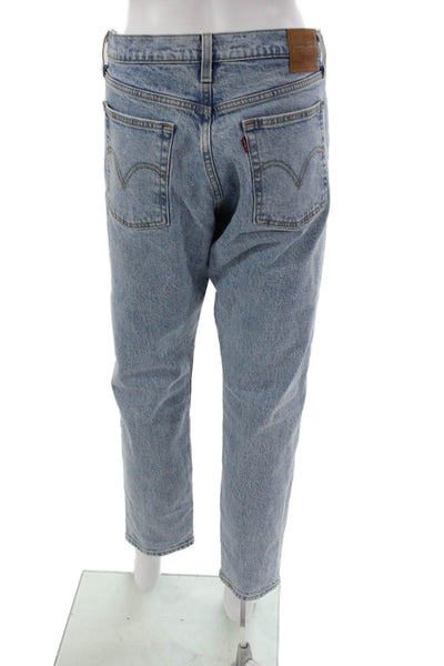 Levi Strauss & Co Womens Straight High Rise Blue Jeans Size 30
