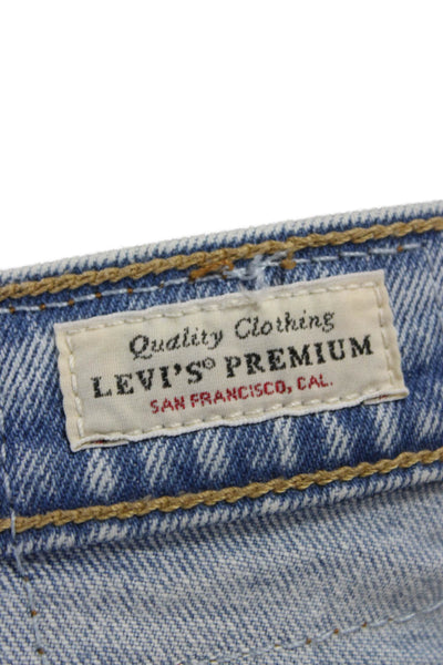 Levi Strauss & Co Womens Straight High Rise Blue Jeans Size 30
