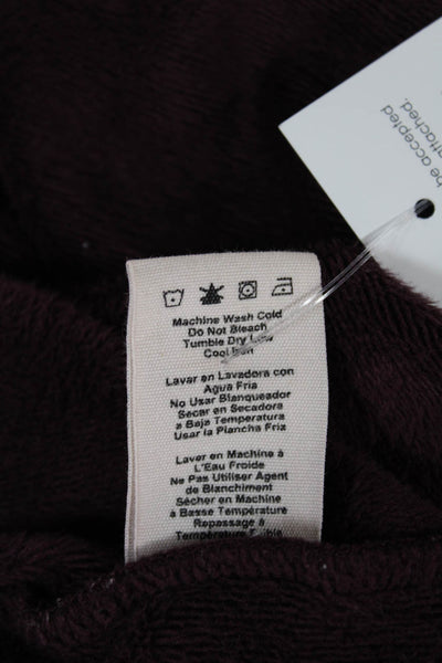 Ugg Womens Belted Night Robe Purple Cotton Blend Size Small