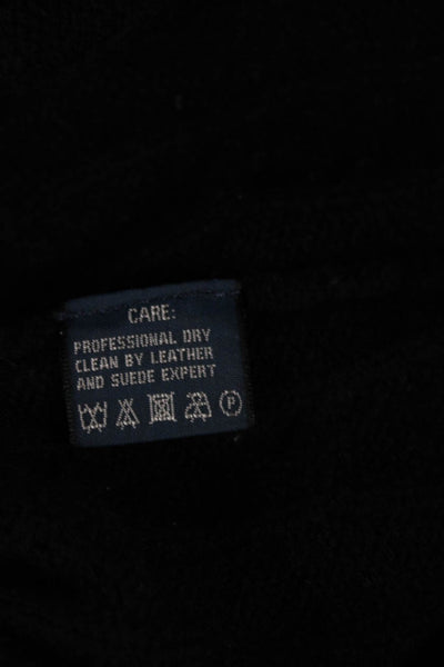 Ralph Lauren Womens Black Wool Pullover Sweater Crew Neck Long Sleeve Size S