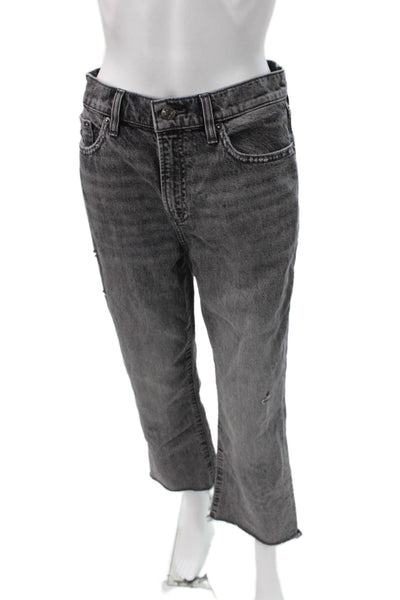 Pistola Womens Straight Gray High Rise Jeans Cotton Blend Size 27