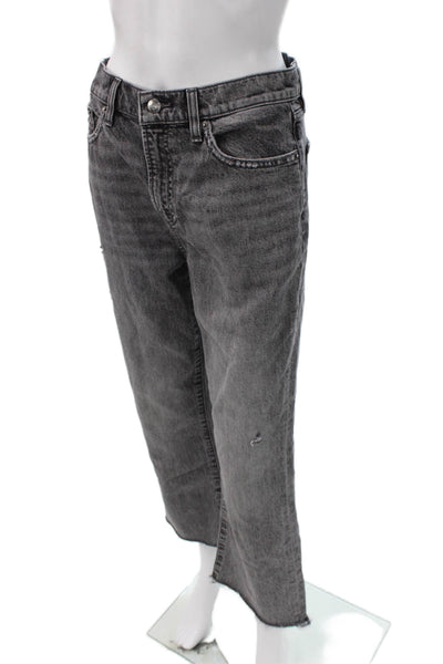 Pistola Womens Straight Gray High Rise Jeans Cotton Blend Size 27