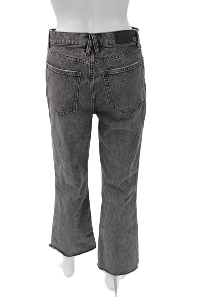 Pistola Womens Straight Gray High Rise Jeans Cotton Blend Size 27