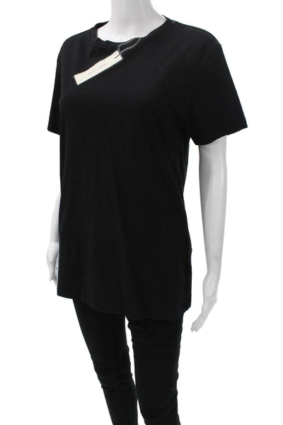 Marc Jacobs Womens T-Shirt Black Cotton Crew Neck Short Sleeve Size M