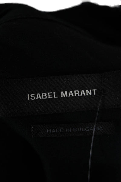 Isabel Marant Womens Multicolor Plaid Virgin Wool Button Basic Jacket Size 36