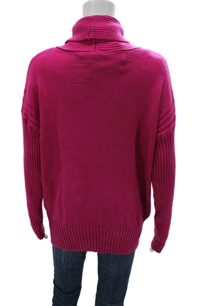 Renuar Women Pink Turtleneck Pullover Long Sleeve Size 2XL
