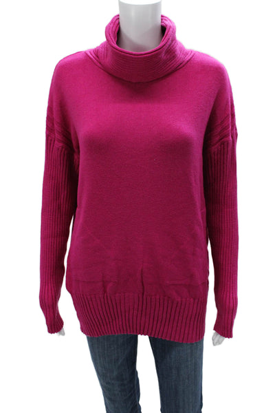 Renuar Womens Pink Turtleneck Pullover Sweater Long Sleeve Size M