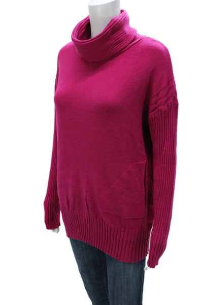 Renuar Womens Pink Turtleneck Pullover Sweater Long Sleeve Size M