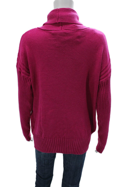 Renuar Womens Pink Turtleneck Pullover Sweater Long Sleeve Size M