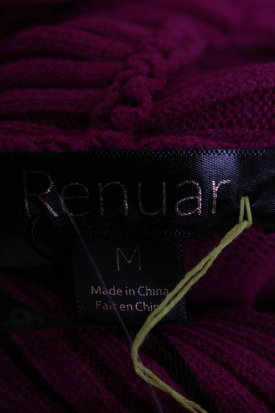 Renuar Womens Pink Turtleneck Pullover Sweater Long Sleeve Size M