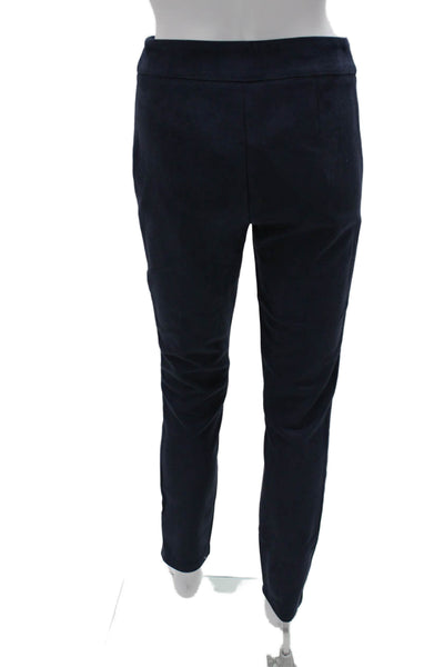 Picadilly Womens Dress Pants Blue Pull On Polyester Spandex Size M