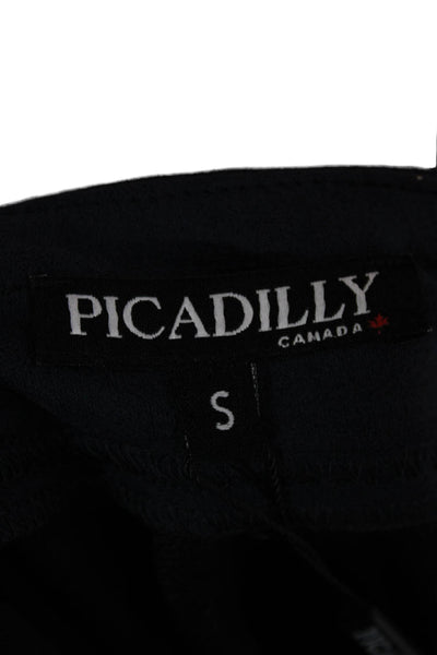 Picadilly Womens Blue Pull On Dress Pants Size S