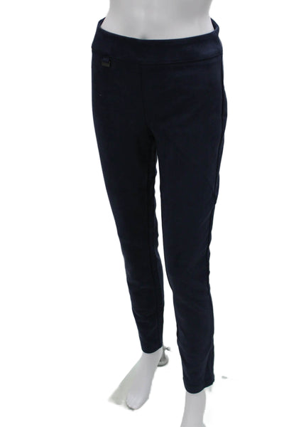 Picadilly Women Dress Pants Blue Pull On Polyester Spandex Size XS