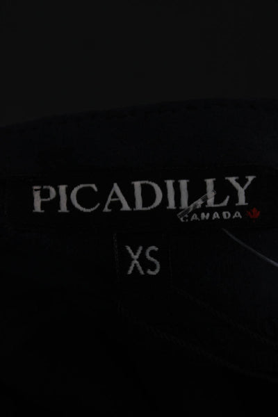 Picadilly Women Dress Pants Blue Pull On Polyester Spandex Size XS
