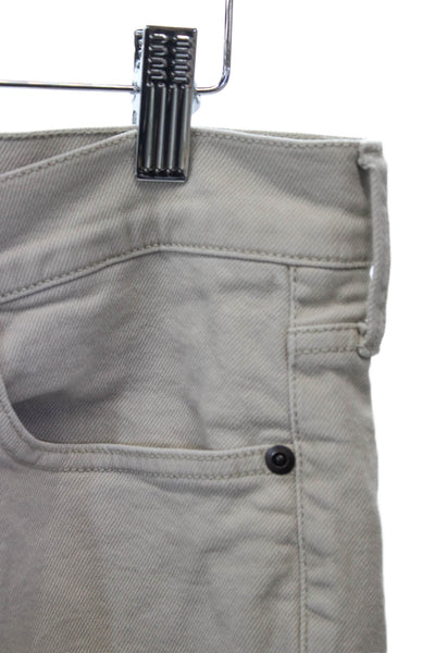 J Crew Mens Tapered Beige Denim Jeans Size 31