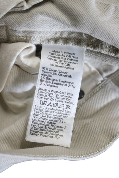J Crew Mens Tapered Beige Denim Jeans Size 31