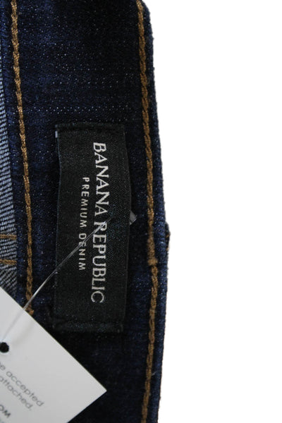 Banana Republic Womens Straight Leg Jeans Blue Size 27