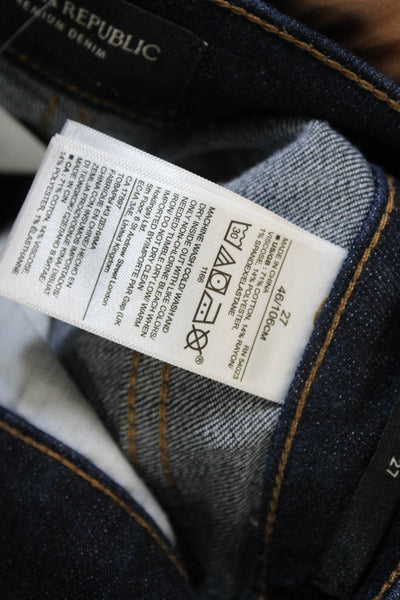 Banana Republic Womens Straight Leg Jeans Blue Size 27