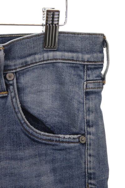 Citizens of Humanity Women Tapered Jeans Blue Cotton Mid Rise Size 27