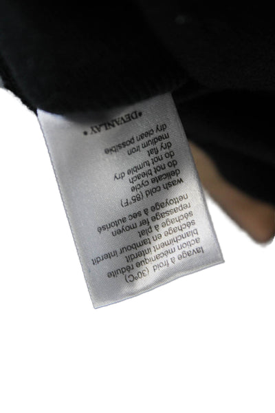 Lacoste Womens Basic Jacket Black Cotton Button Front Size S