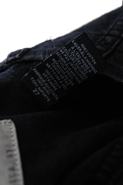 Nili Lotan Womens Black Denim Jeans Inseam 20 Size 27