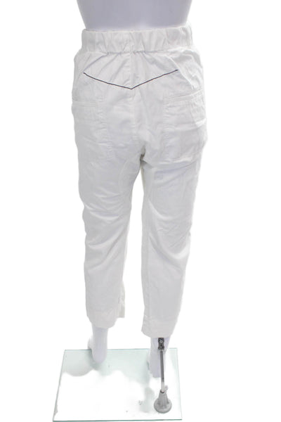 Bassike Women White Cotton Pants Size 2