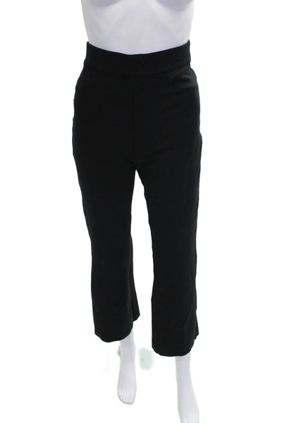Spanx Womens Rayon Blend Solid Black Pants Size M