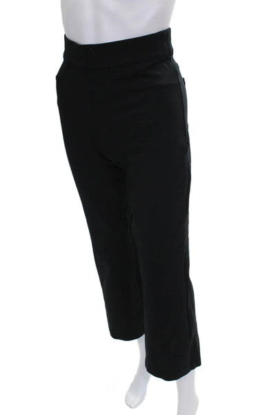 Spanx Womens Rayon Blend Solid Black Pants Size M