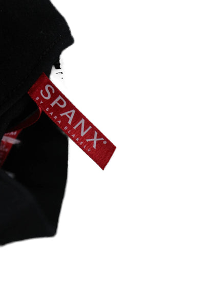 Spanx Womens Rayon Blend Solid Black Pants Size M