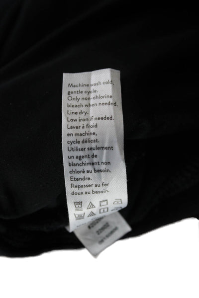 Spanx Womens Rayon Blend Solid Black Pants Size M
