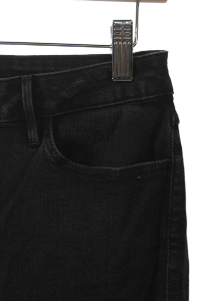 3x1 NYC Womens Tapered Black Denim Jeans Mid Rise Size 25