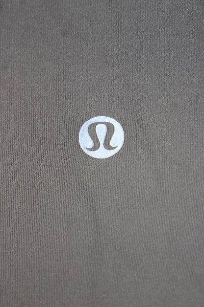 Lululemon Womens Ankle Leggings Brown Polyester Blend Pull On Size 2