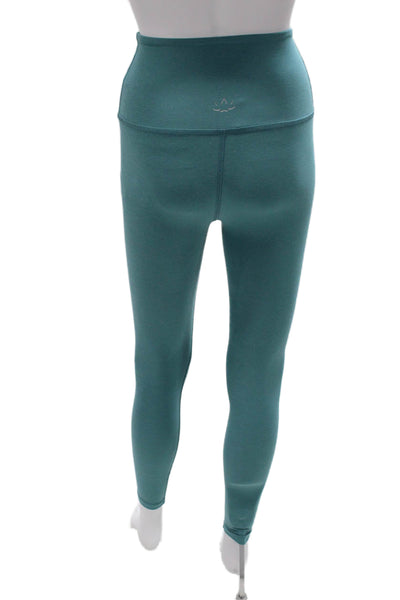 Beyond Yoga Women Ankle Leggings Green Polyester Size XS