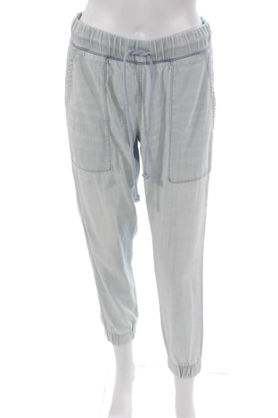 Bella Dahl Womens Blue Pants Lyocell Cotton Blend Size S