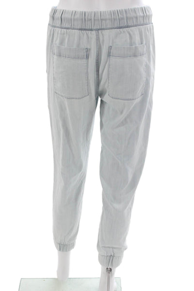 Bella Dahl Womens Blue Pants Lyocell Cotton Blend Size S