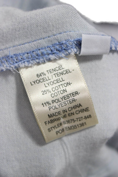 Bella Dahl Womens Blue Pants Lyocell Cotton Blend Size S