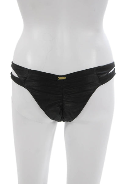 Beach Bunny Women Cheeky Floral Black Bikini Bottoms Size S