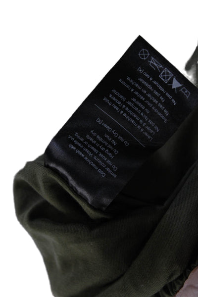 The Upside Womens Green Cargo Pants 100% Organic Cotton Drawstring Size 4