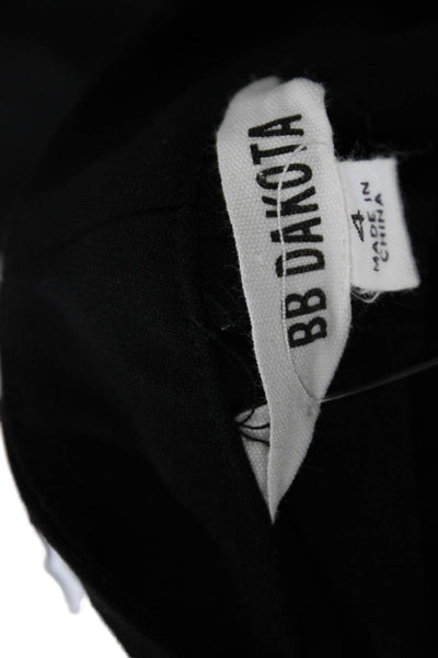 BB Dakota Womens Dress Pants Black Polyester Size 4